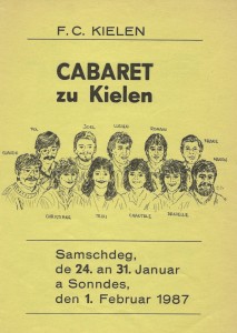 1987 Affiche Programm
